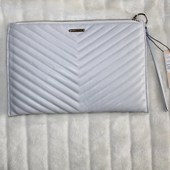 You will look CLASSY with this Rebecca Minkoff Edie Large Leather Zip Clutch - Picture 3 of 13